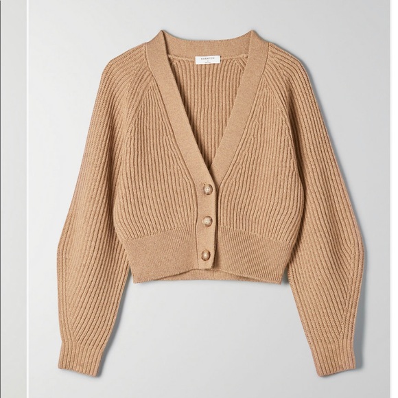 aritzia callisto cardigan